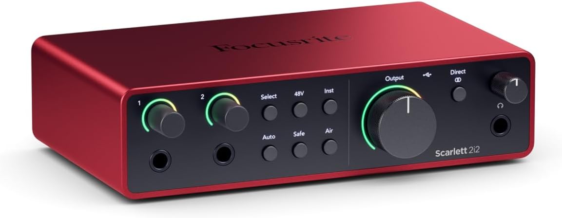 Focusrite Scarlett 2i2 4ª geração